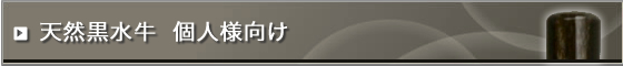 天然黒水牛印鑑(芯持ち極上)個人寸胴